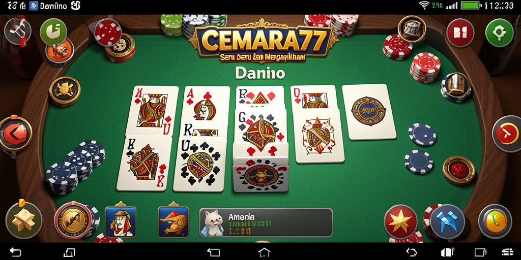 Tampilan gameplay CEMARA77 yang menarik dan kompetitif.