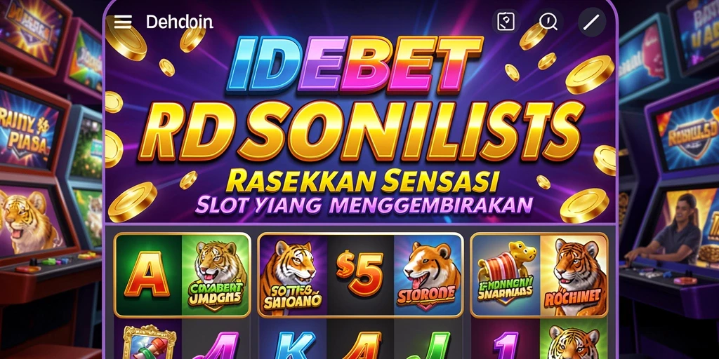 Screenshot menunjukkan gameplay menarik dari permainan slot IDEBET.