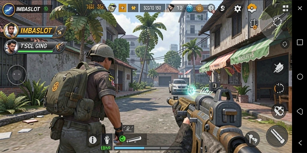 Tampilan gameplay IMBASLOT yang menegangkan dan seru.