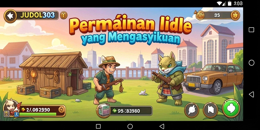 Screenshot gameplay JUDOL303 yang menampilkan elemen Idle yang memikat.