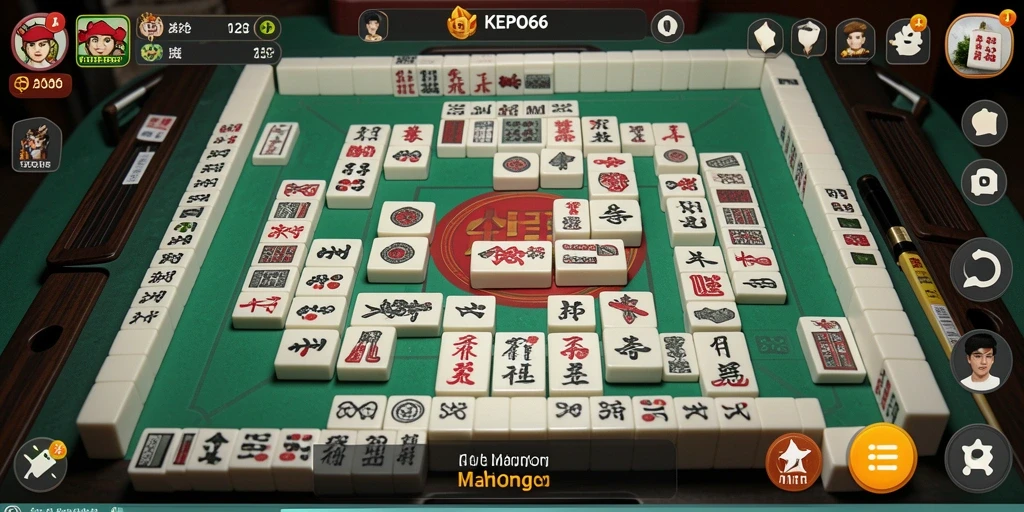 Screenshot utama KEPO66 menampilkan pengalaman bermain Mahjong yang imersif.