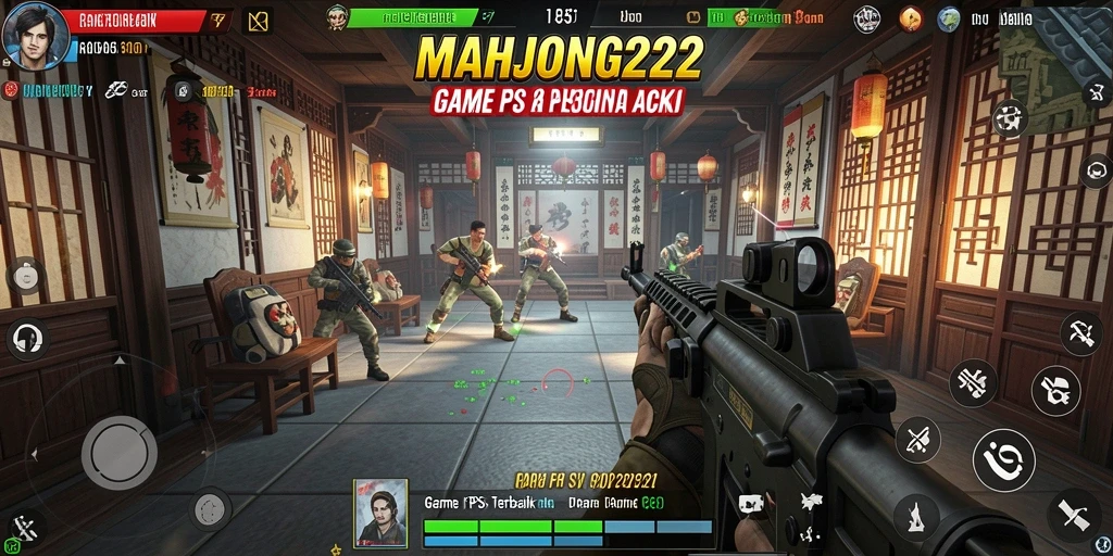 Tampilan gameplay MAHJONG222 yang menegangkan dan menarik.