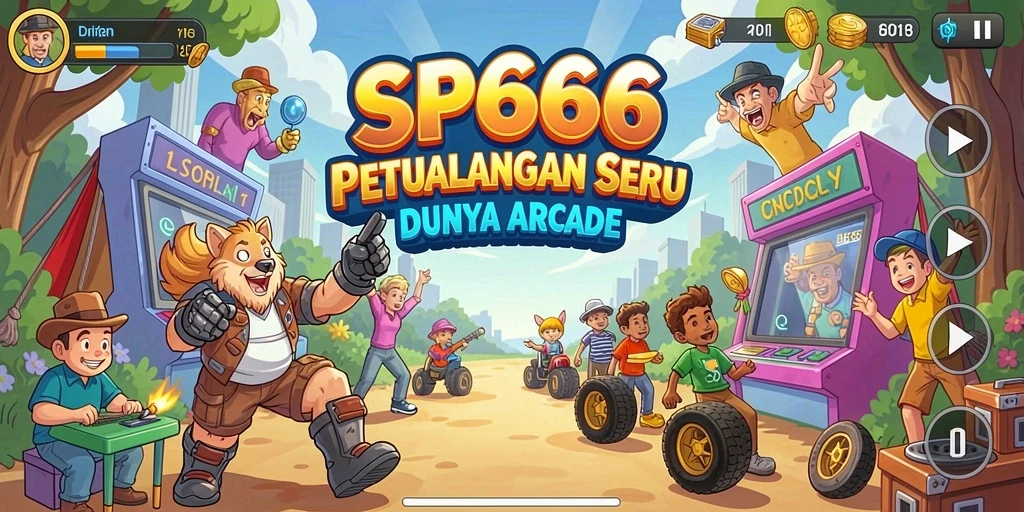 Tampilan gameplay seru dan penuh warna dari SP666.